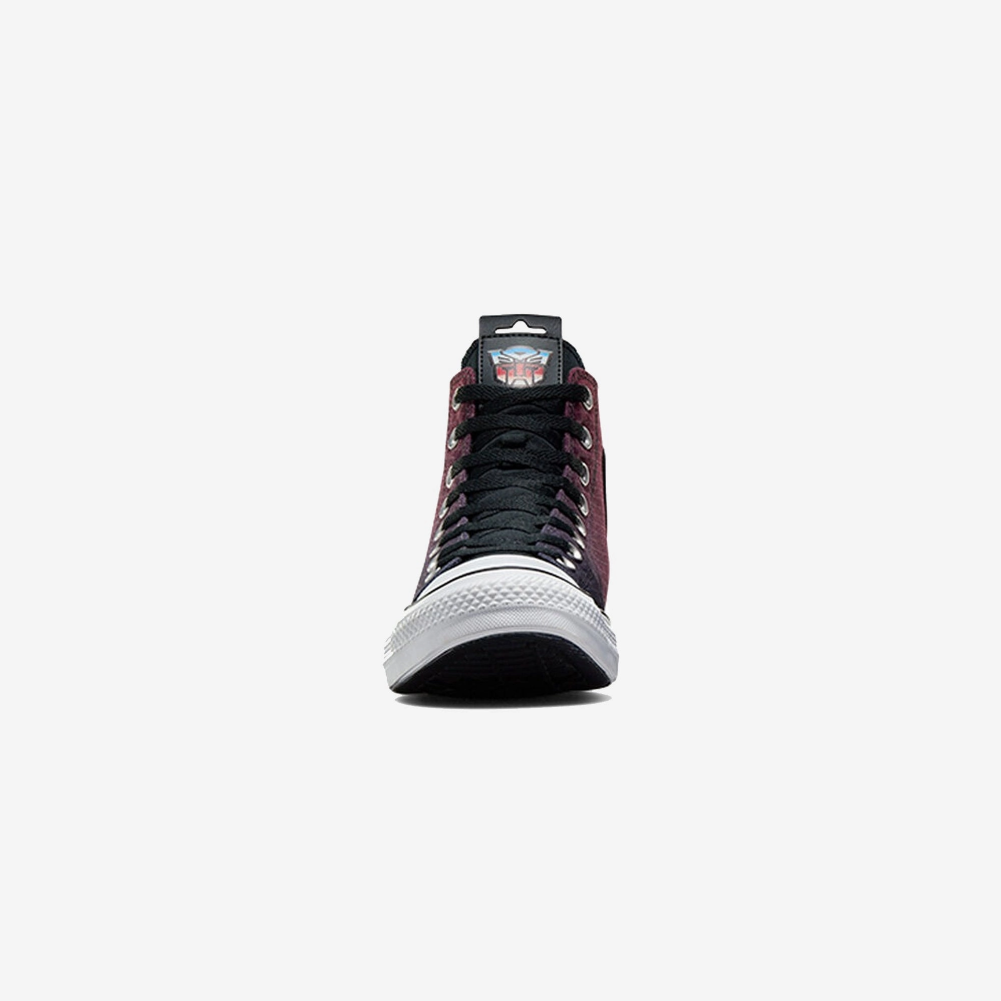 Converse | x TRANSFORMERS CHUCK TAYLOR ALL STAR AUTOBOTS { BLACK/FEVER DREAM/WHITE Eco Wear Deep Tread Pattern