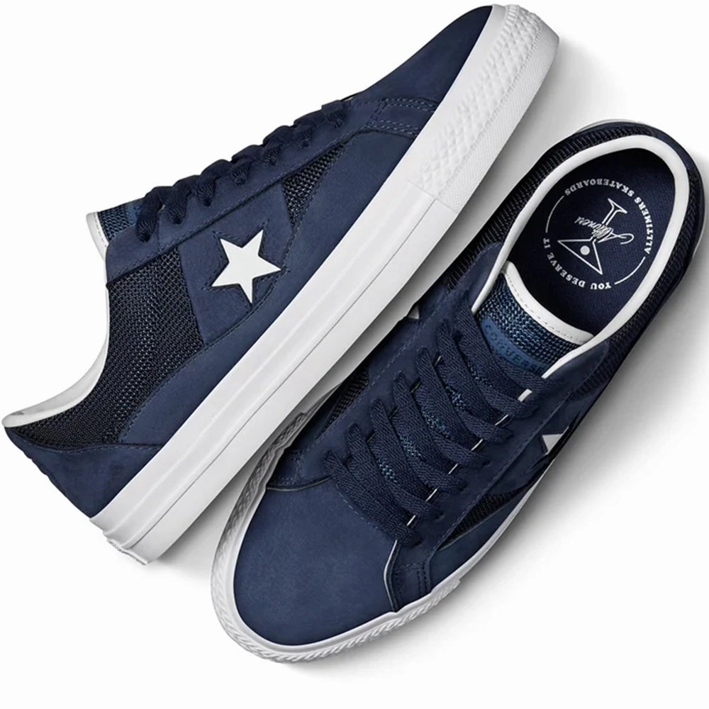 Converse CONS - x Alltimers Qs One Star Pro Ox (Midnight Navy) Memory Foam Lining Neutral design