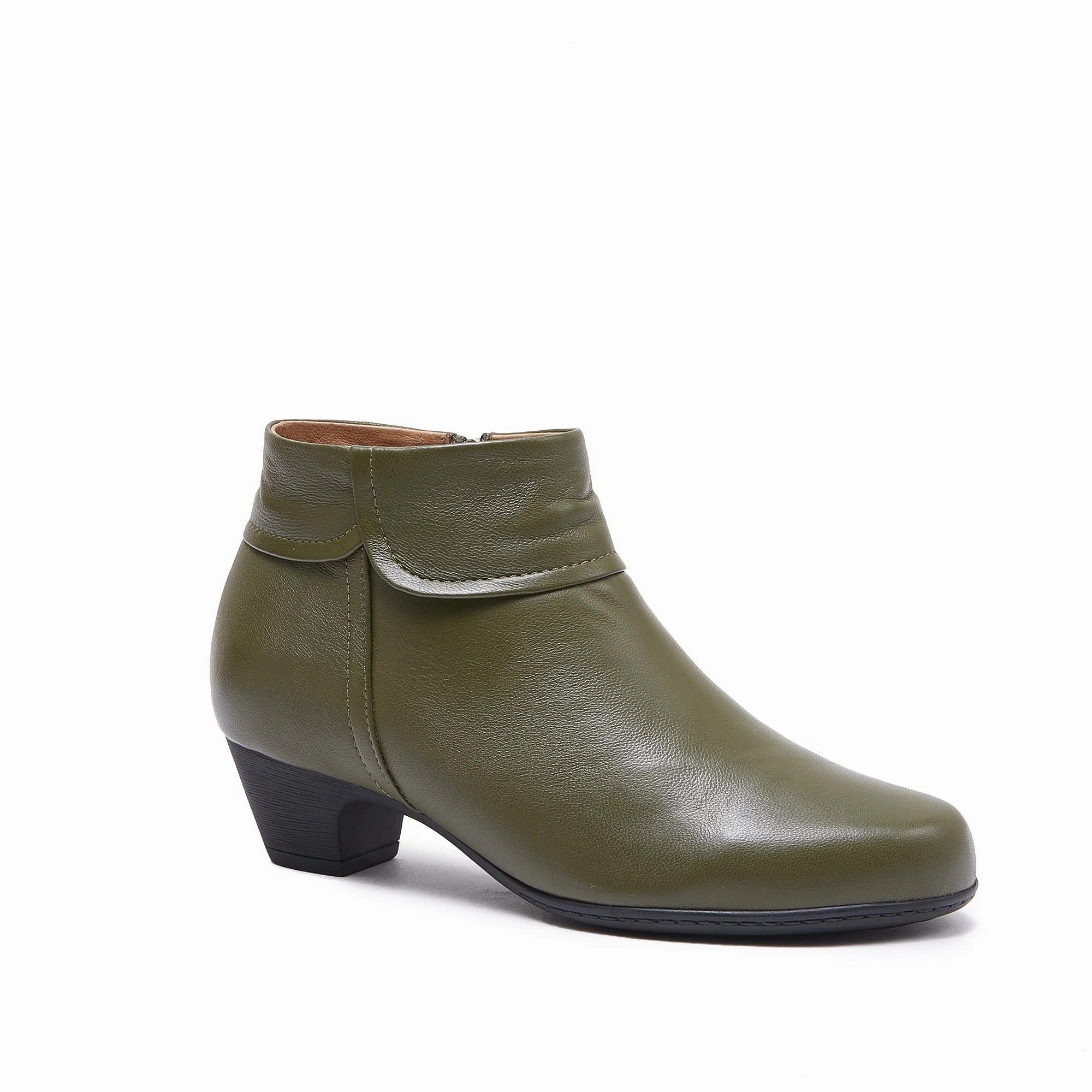 Cooch - Olive Steel Cap Lace-Up Closure