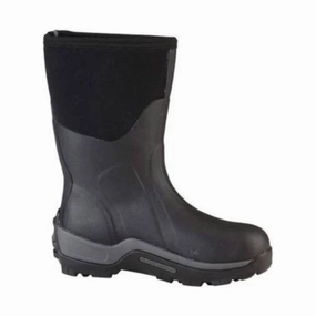 High Traction Weekend Wanderer Muck Boot Men's Arctic Sport Mid High Performance Sport Boot - Black