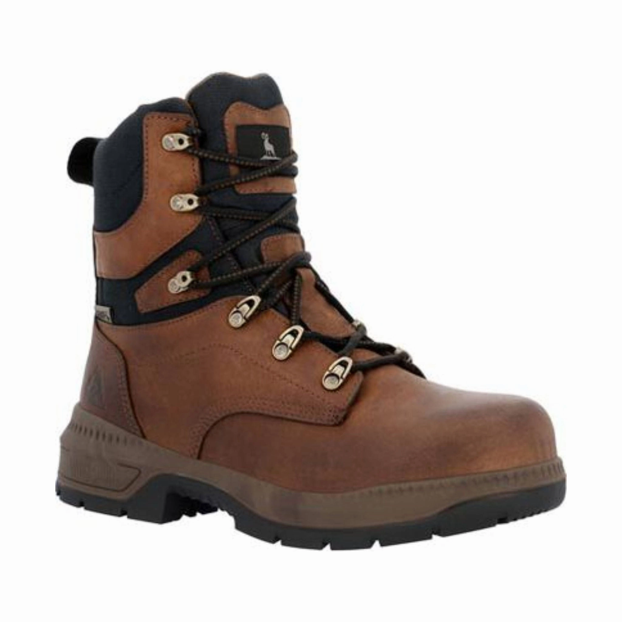 Outdoor Utility Dance Floor Rocky Men's Worksmart 8 Inch Composite Toe Work Boots - Crazy Horse