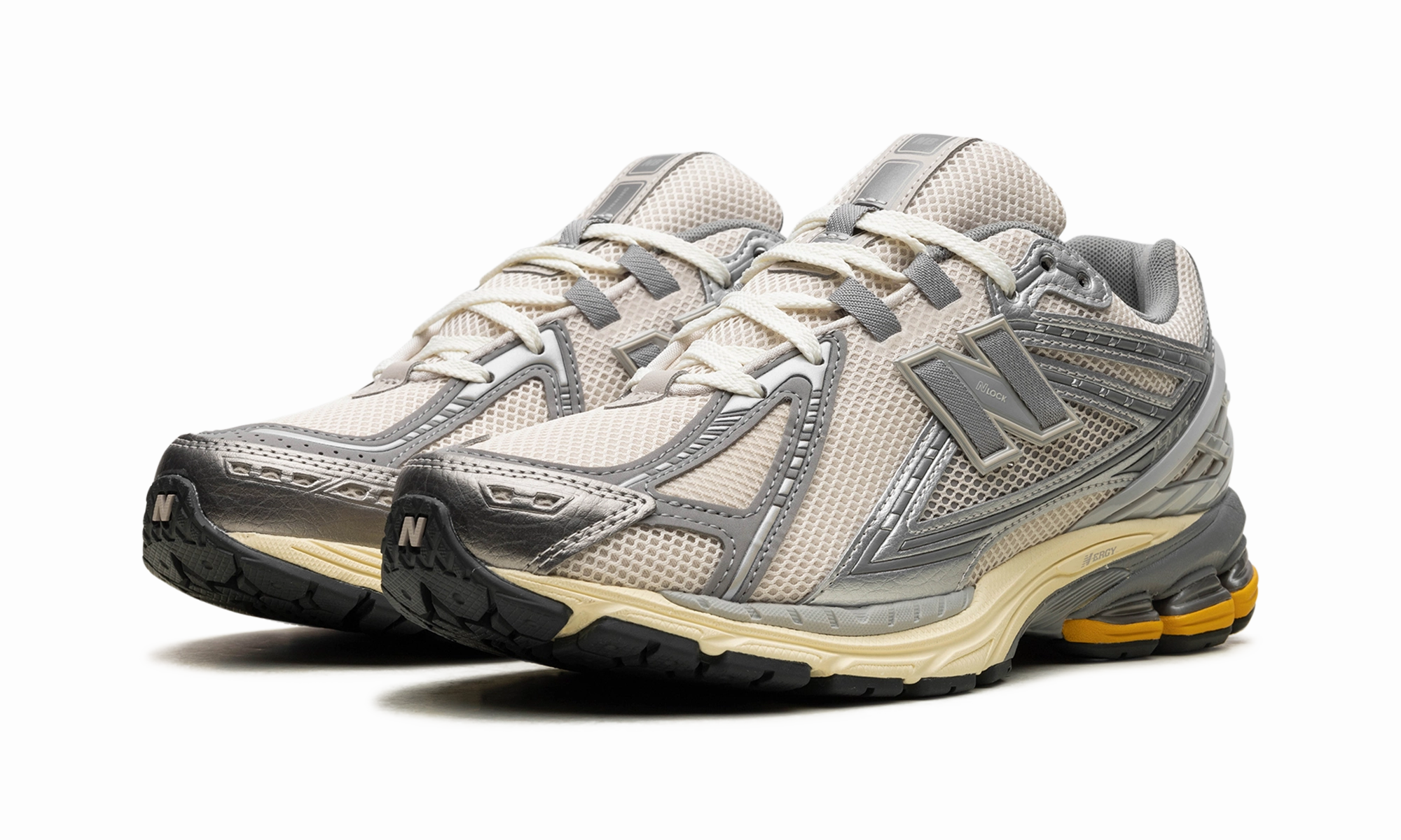 1906R "Metallic Silver Yellow" science - fiction - themed running wear