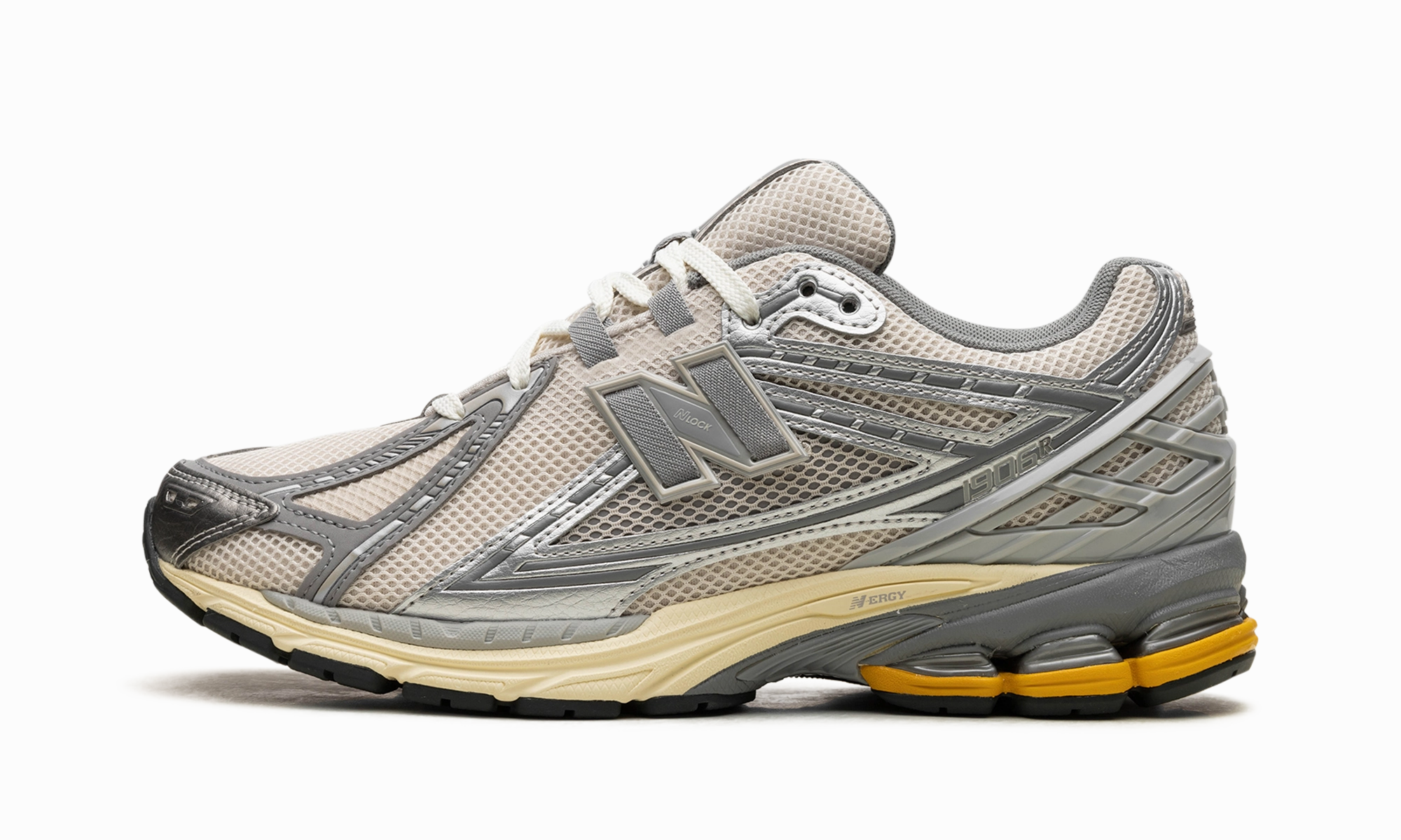 temperate - climate shoes paddleboarding - running shoes 1906R "Metallic Silver Yellow"