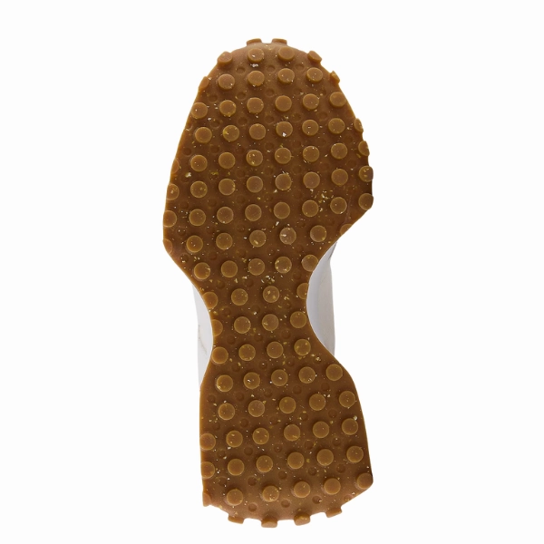 New Balance Women's 327 White/Brown speed - work running shoes