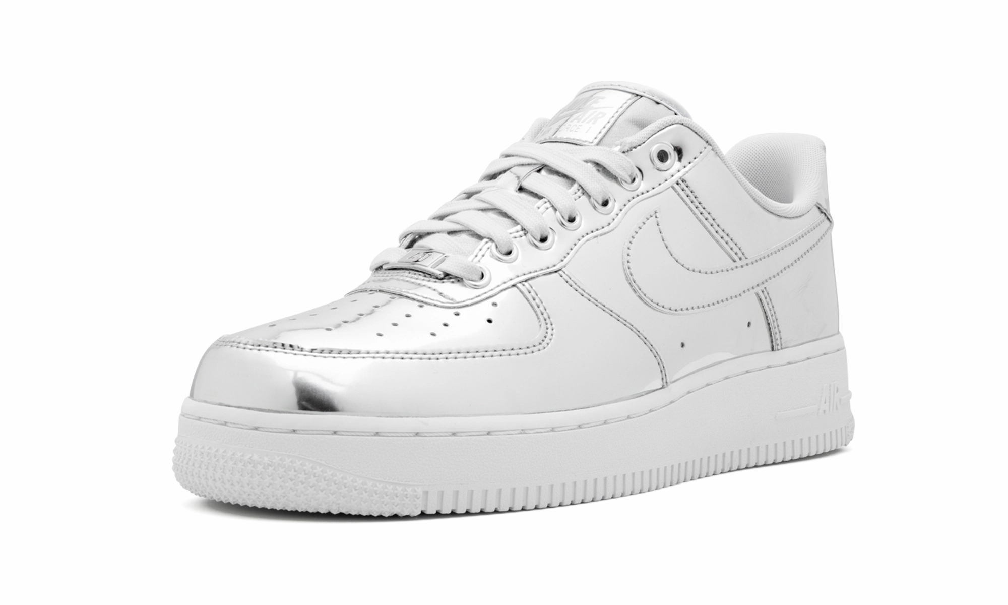 Mountain Path hook and loop closure AIR FORCE 1 SP WMNS "Metallic Chrome"