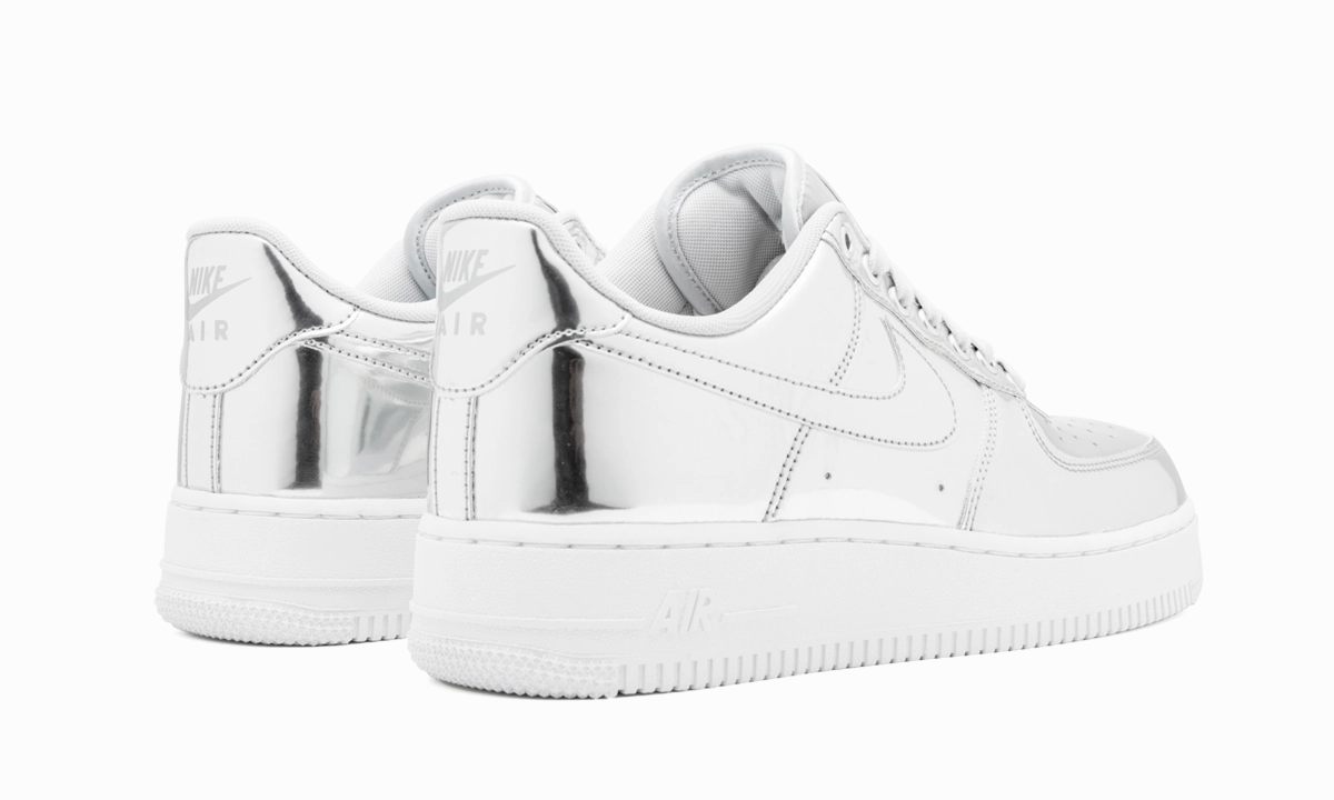 AIR FORCE 1 SP WMNS "Metallic Chrome" Soft Cushioned Upper Busy Day