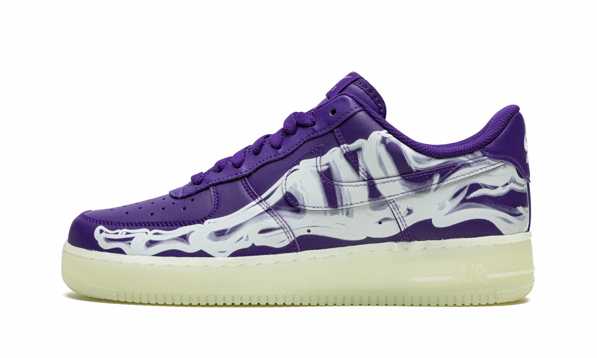 Air Force 1 Low '07 QS "Purple Skeleton Halloween" Stand Comfort