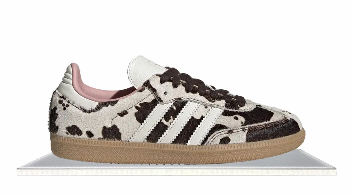 Noon Walk Breath Flow Adidas Samba OG Cow Print