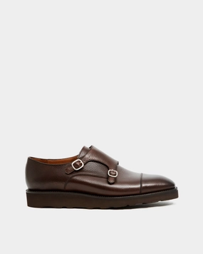 Neutral Shade Urban Chill Dark Brown Lightweight Monkstrap Shoe