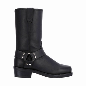 Flexible Frame Night Travel Dad Mode Dingo Men's 11 Inch Harness Boot - Black