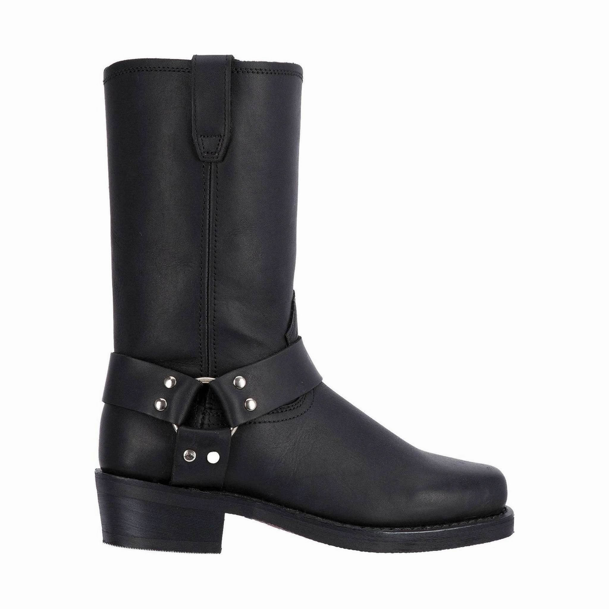 Flexible Frame Night Travel Dad Mode Dingo Men's 11 Inch Harness Boot - Black