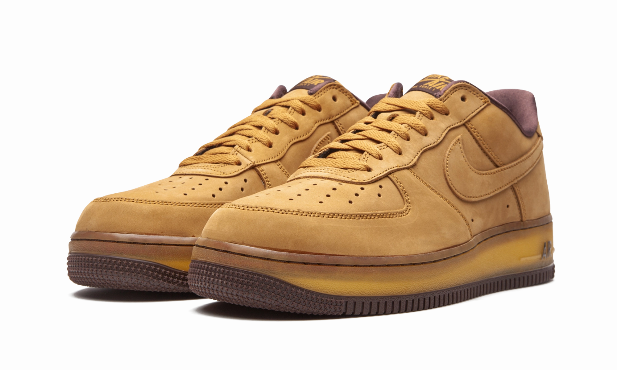 Durable Lace System Gel Infused Layer Air Force 1 Low "Wheat"