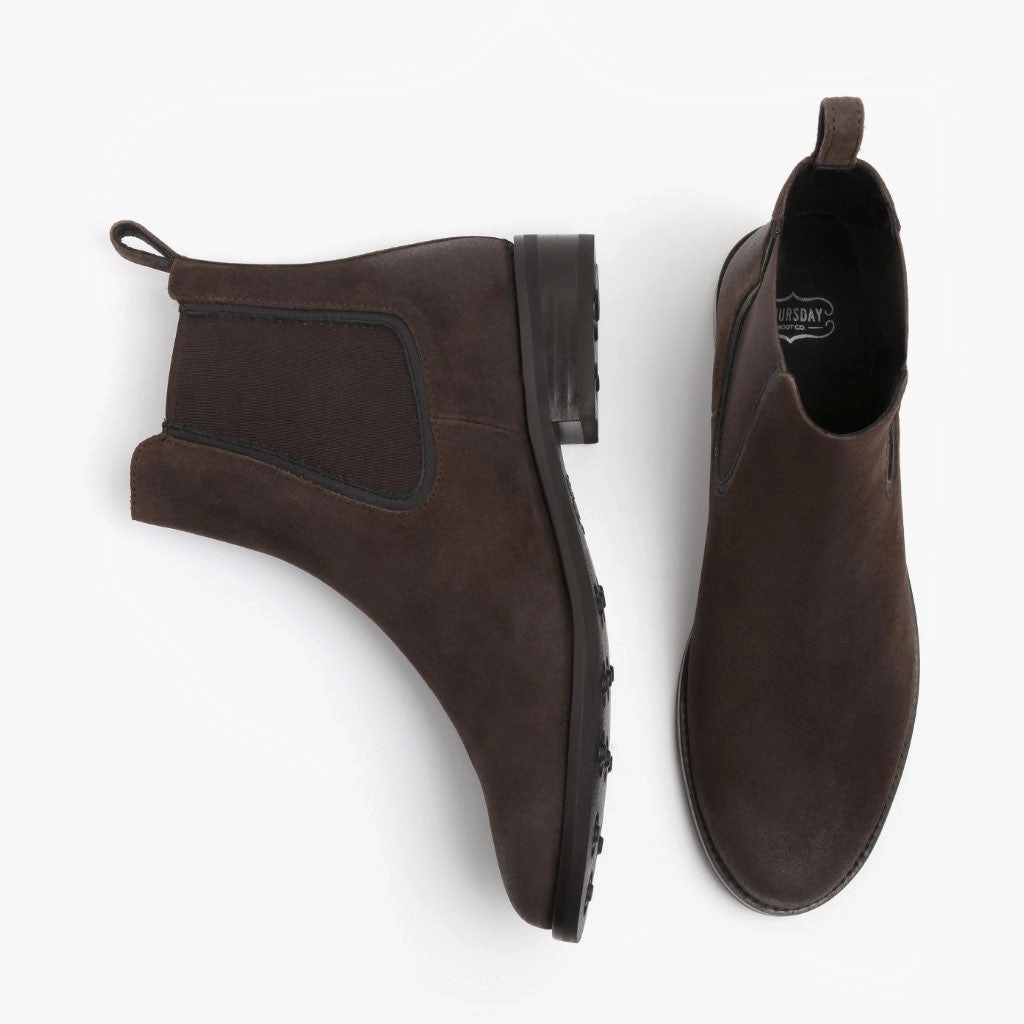 Heat-resistant Duchess | Dark Brown Suede