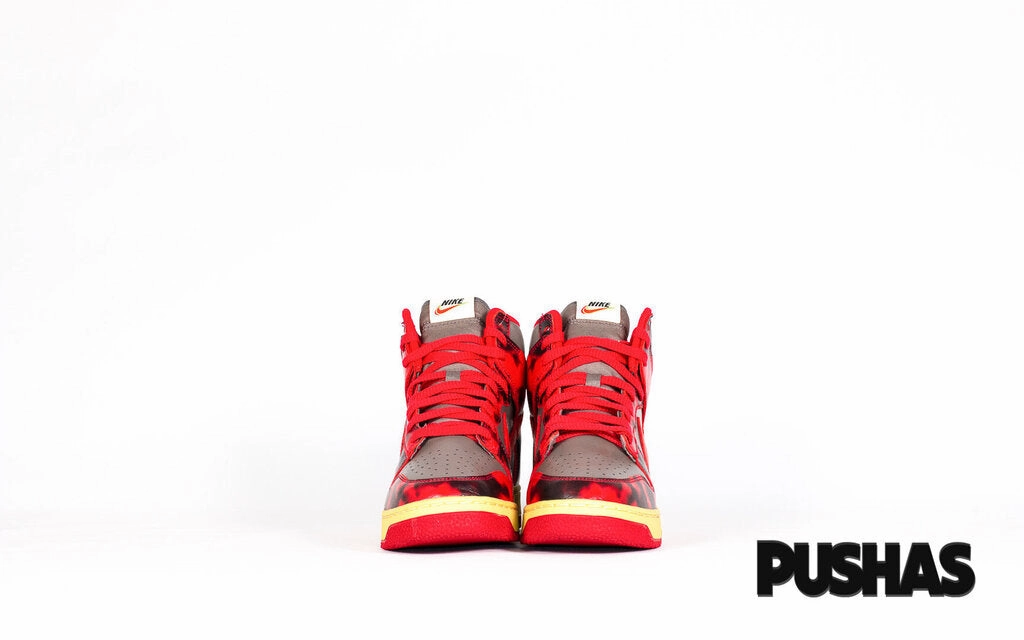 Dunk High 1985 'Red Acid Wash' Elastic Sides