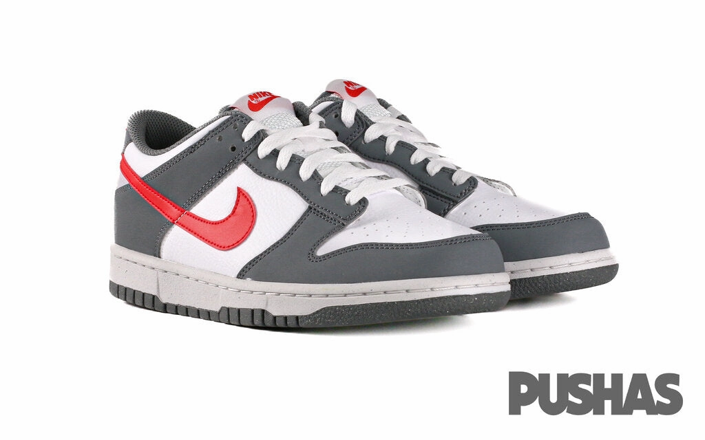 Dunk Low Next Nature 'Smoke Grey Light Crimson' GS (2022) Sunny Walk