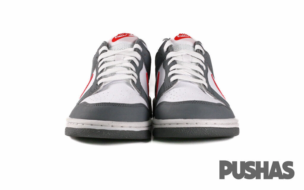 Dunk Low Next Nature 'Smoke Grey Light Crimson' GS (2022) outfit pairing Quick Slide
