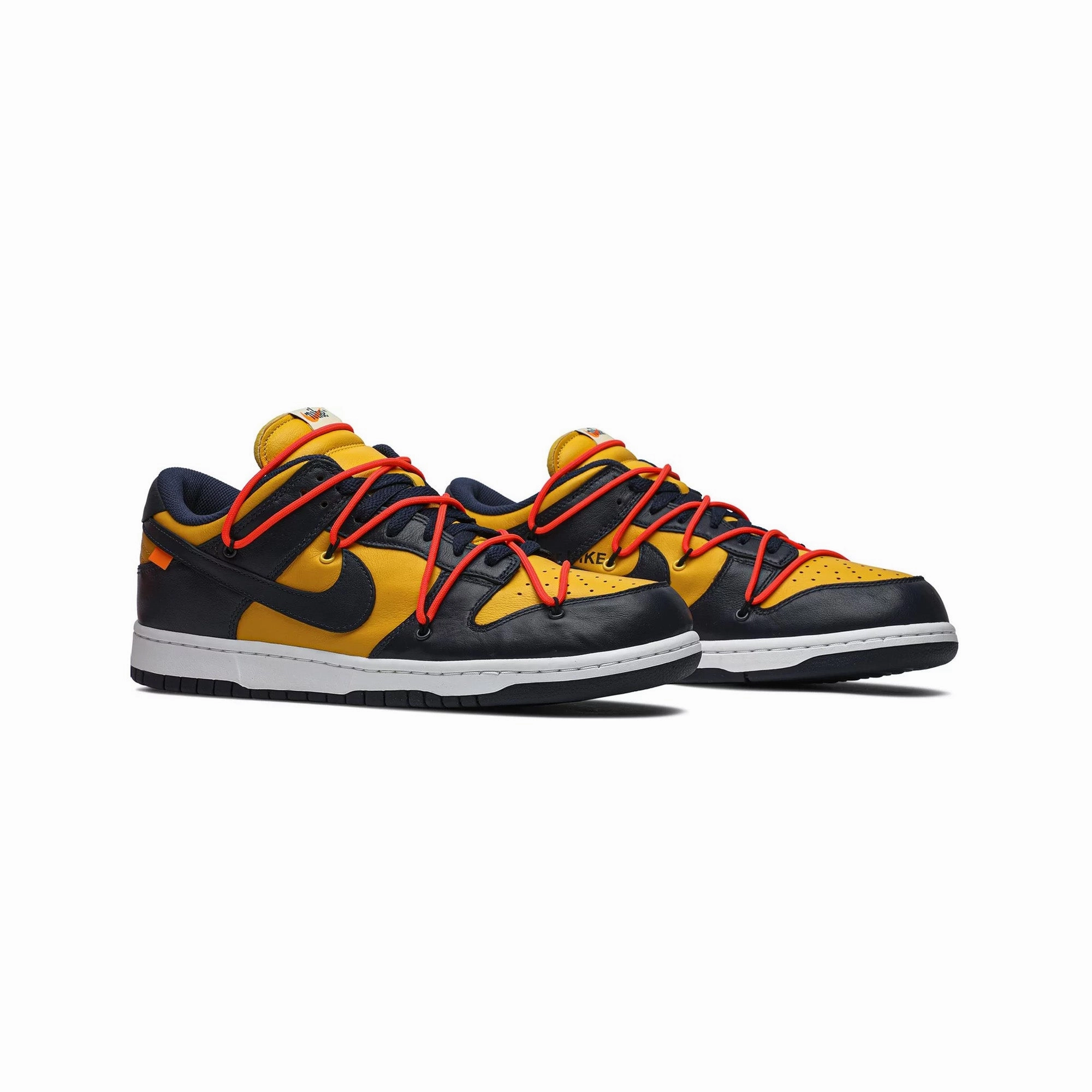 Dunk Low x Off-White - University Gold Midnight Navy (New) Flat Shell Walk