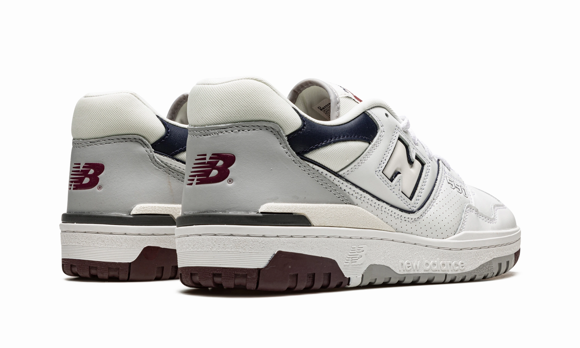 550 "White / Indigo / Burgundy" Responsive Footbed windproof shoes
