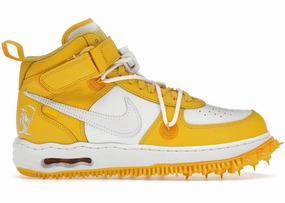 Nike Air Force 1 Mid Sp Off-White Varsity Maize PaddedCollar Light Hike