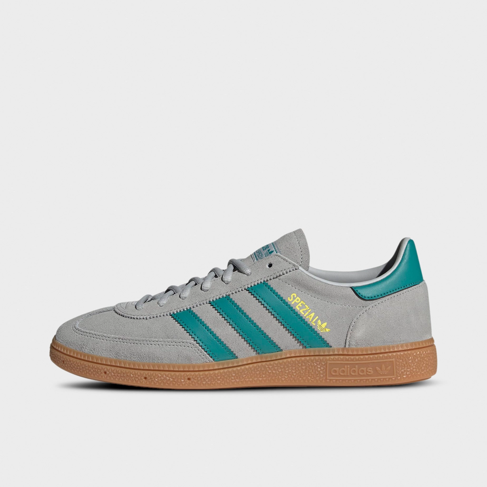 adidas Originals Handball Spezial Grey / Pure Tea - Gold Sports Culture Enhanced Flex Zones