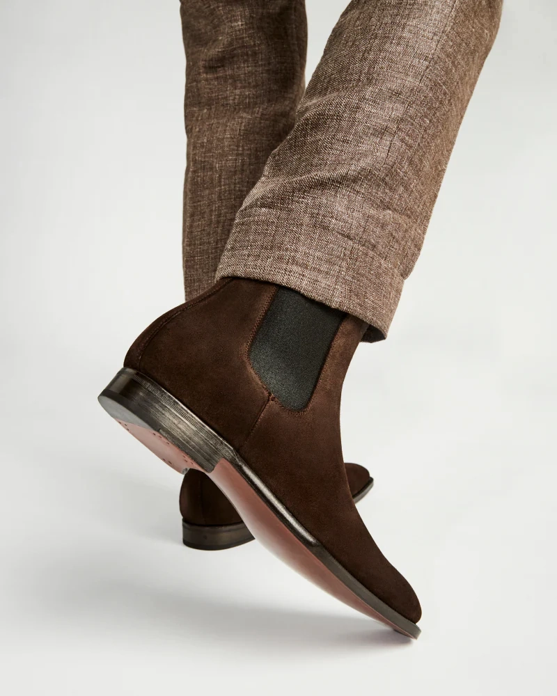 Quick Fit Brown Suede Chelsea Boot
