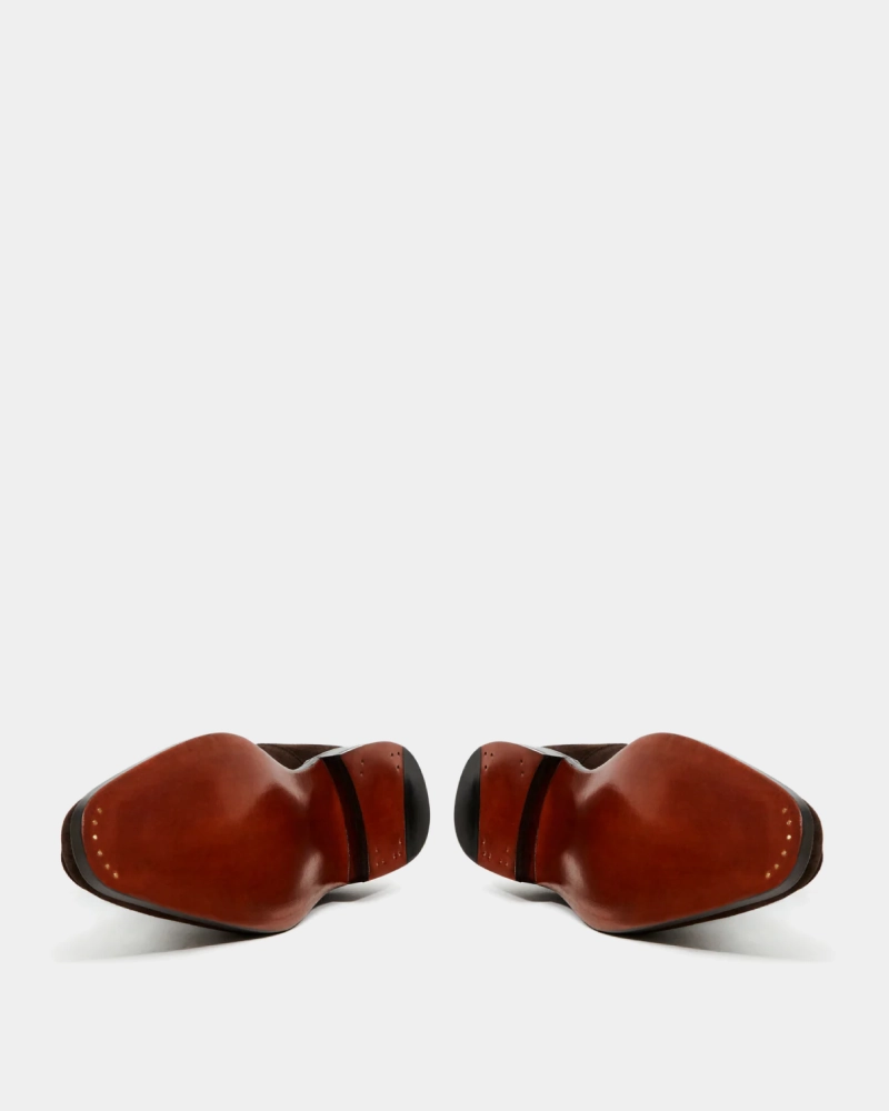 Brown Suede Chelsea Boot Slide Hike