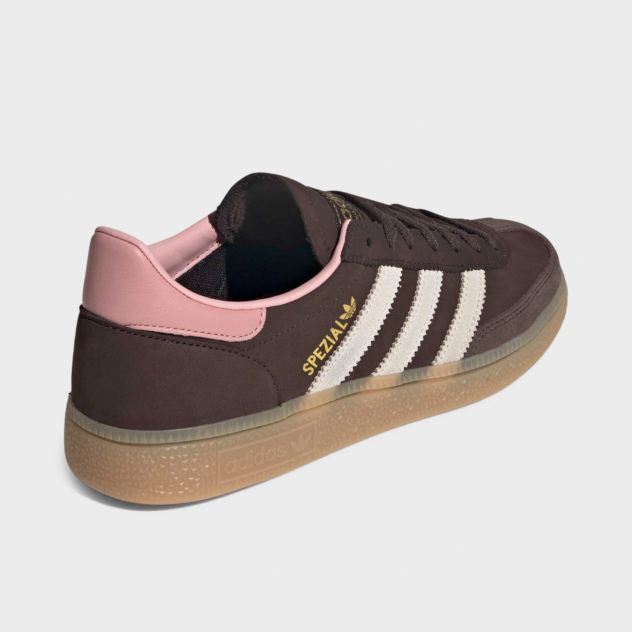 Neutral Tone Options Comfortable Flex adidas Originals Women's Handball Spezial Dark Brown / Alumina - Wonder Mauve