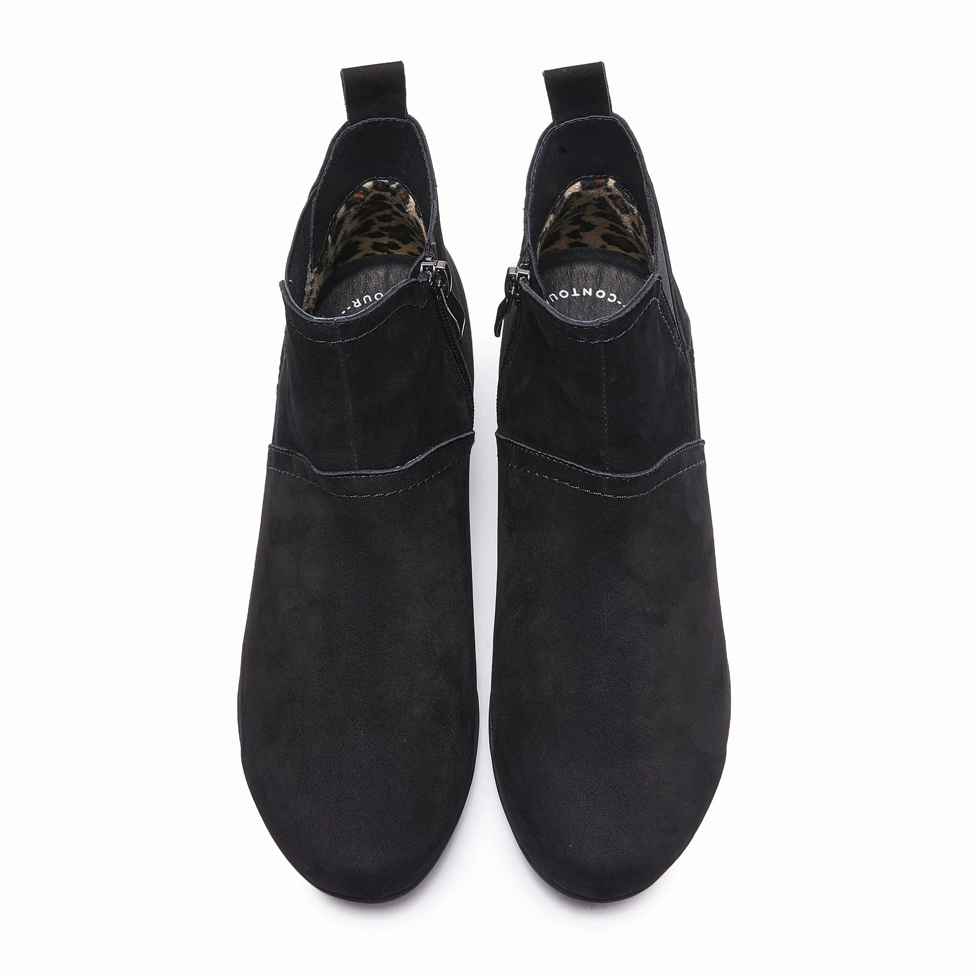 Eagle - Black Nubuck Abrasion Resistant Toe Cap Stable Support Mountain Hike