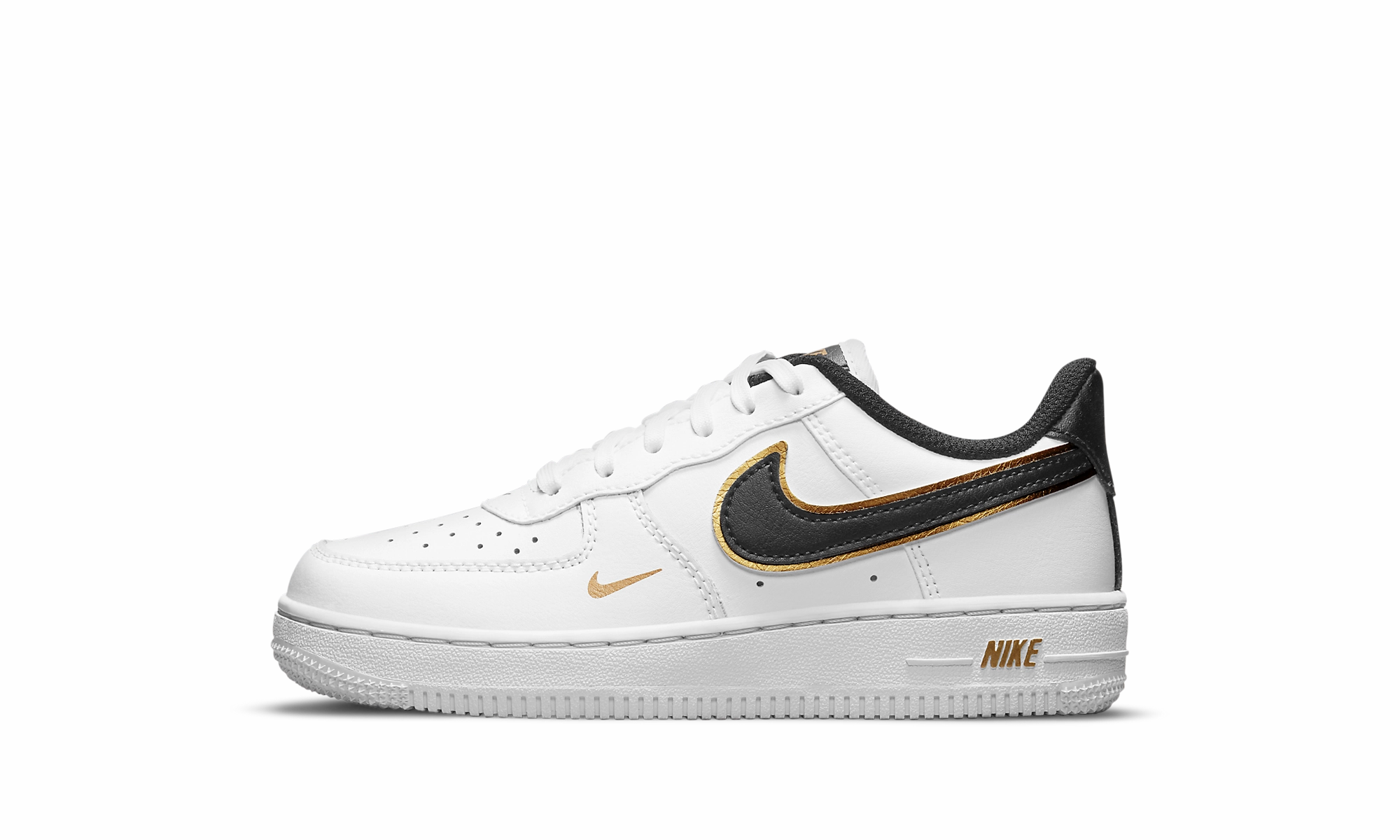 AIR FORCE 1 LV8 PS "METALLIC SWOOSH" Easy Fit Shoes