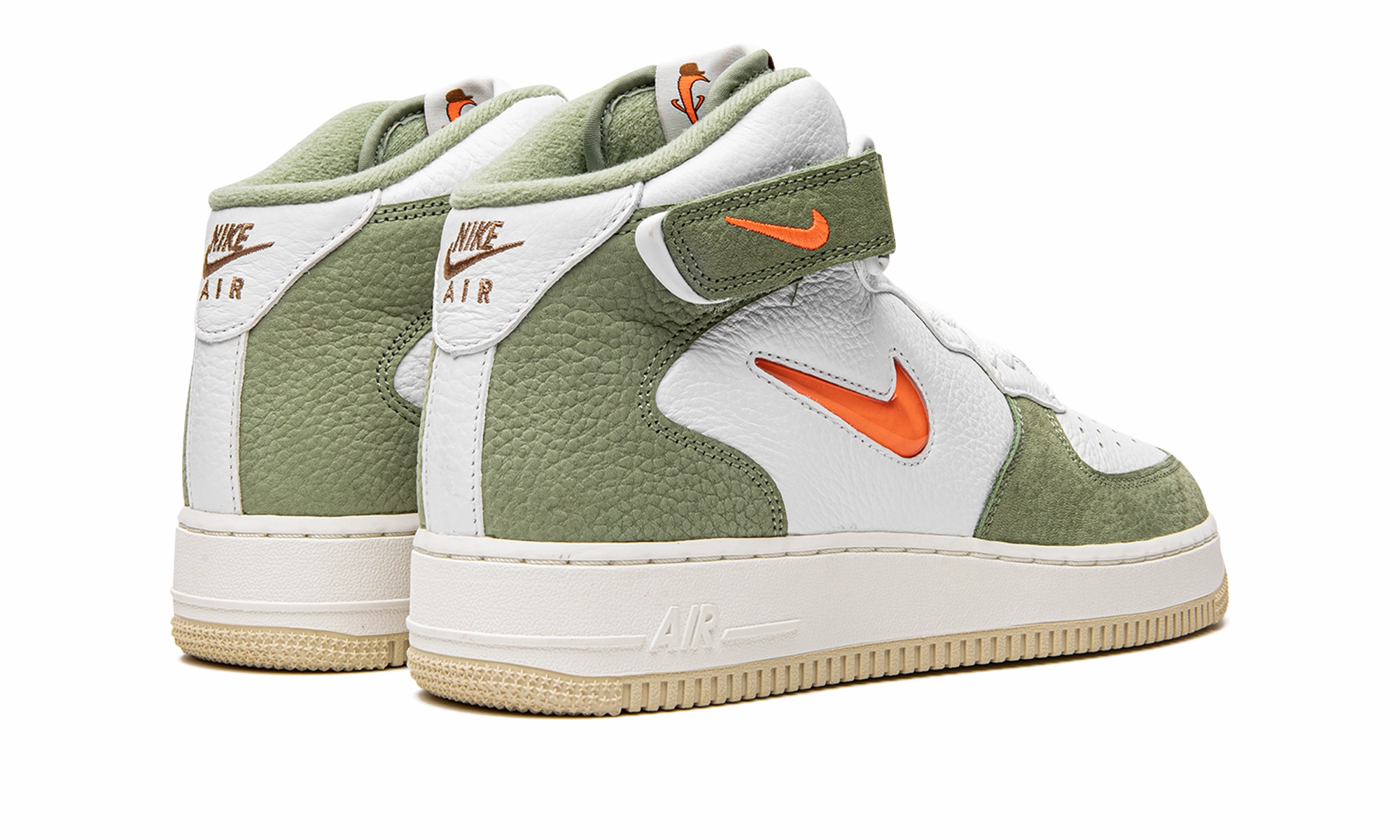 Dynamic Flex Grooves foam Air Force 1 Mid QS "Jewel Oil Green"
