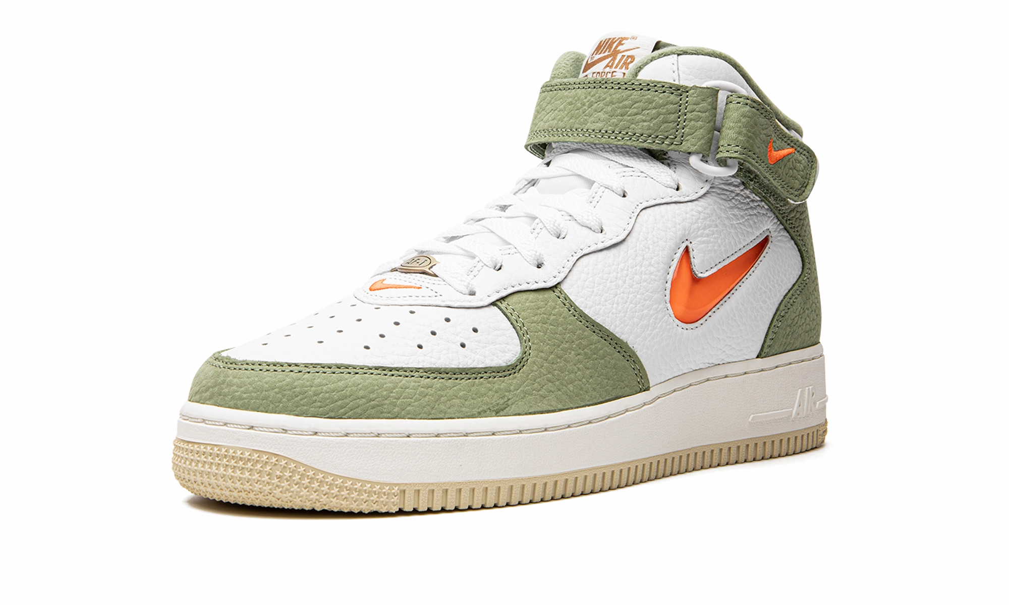 Air Force 1 Mid QS "Jewel Oil Green" Flex Groove Technology