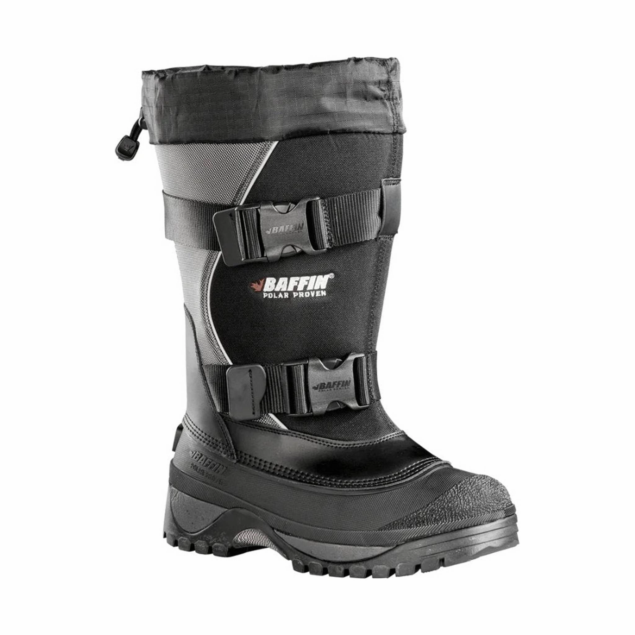 Comfort Lining Mountain Climber Baffin Men's Wolf Winter Boots - Black/Pewter