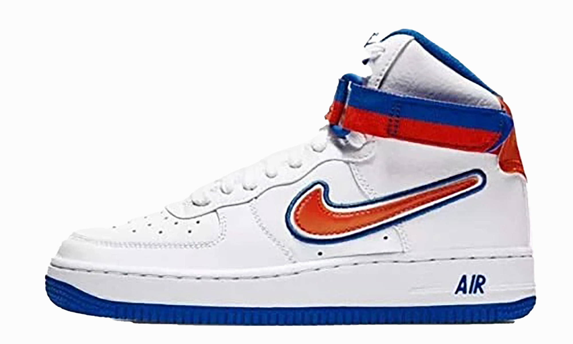 Snow Step Air Force 1 High Lv8 Sport GS "MID NIGHT NAVY / UNIVERSITY RED"