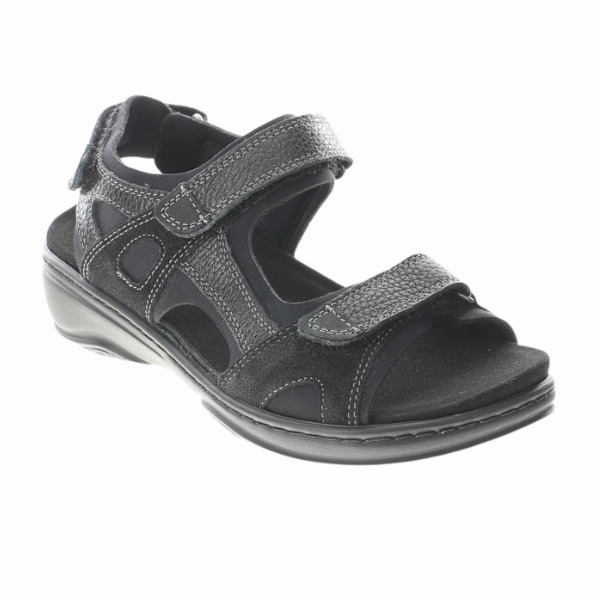 Fidelio Women's Liberty Black Flower Pop Relaxing Flats