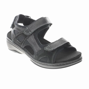 Fidelio Women's Liberty Black Flower Pop Relaxing Flats