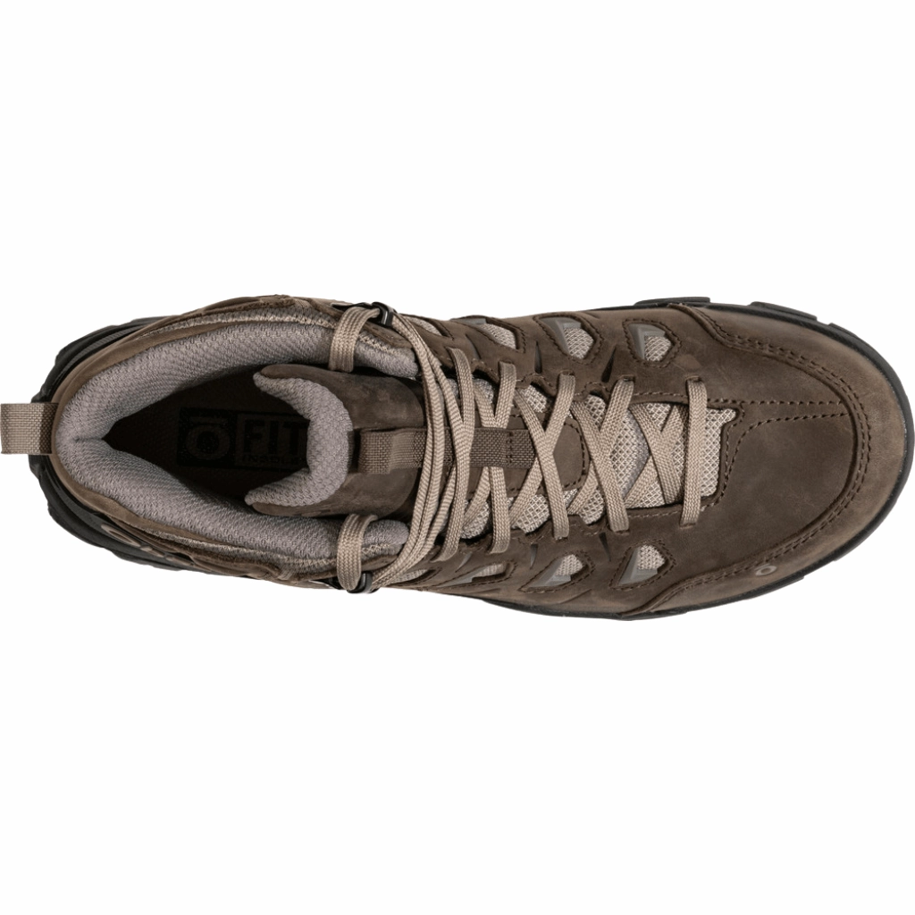 Oboz Men's Sawtooth X Mid Waterproof Hiking Boot - Classic Brown Rainy Day Breathable Comfort Seeker