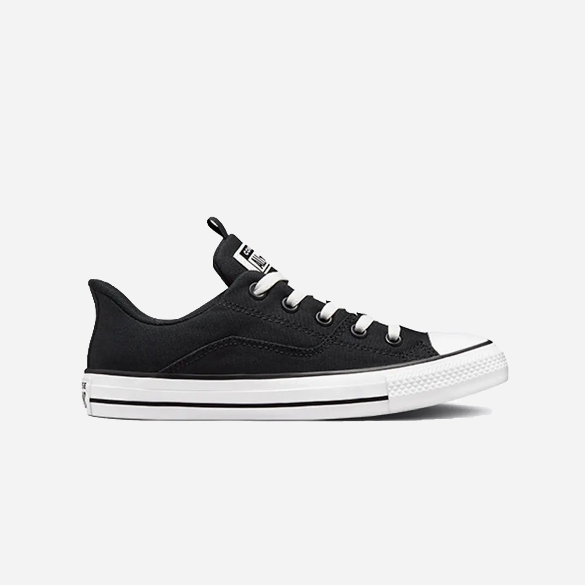 Converse | CHUCK TAYLOR ALL STAR RAVE  { BLACK Shock Diffusing Heel Responsive cushioning