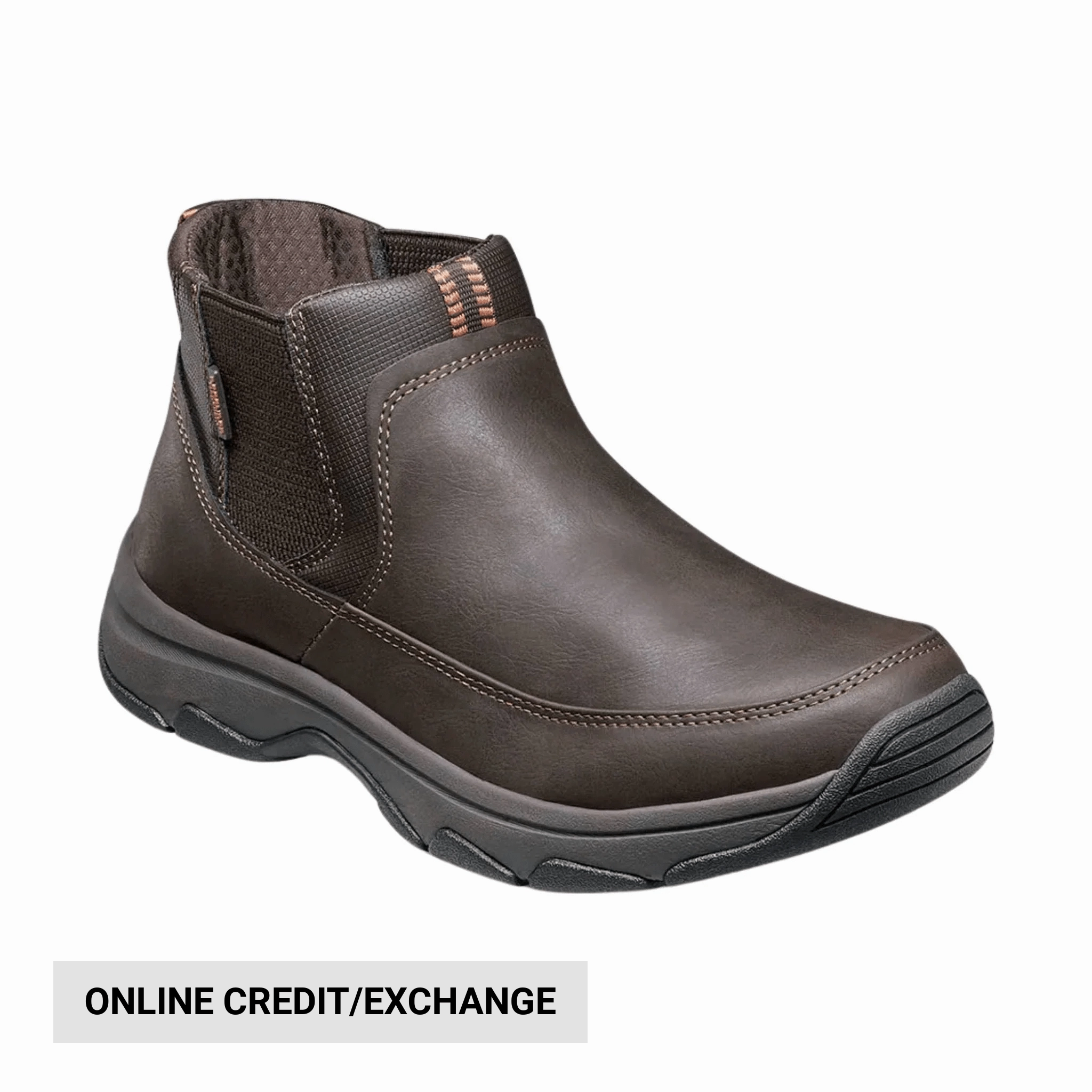 Nunn Bush Men's  Excavate Moc Toe Boots - Brown Slip Resistant Night Travel