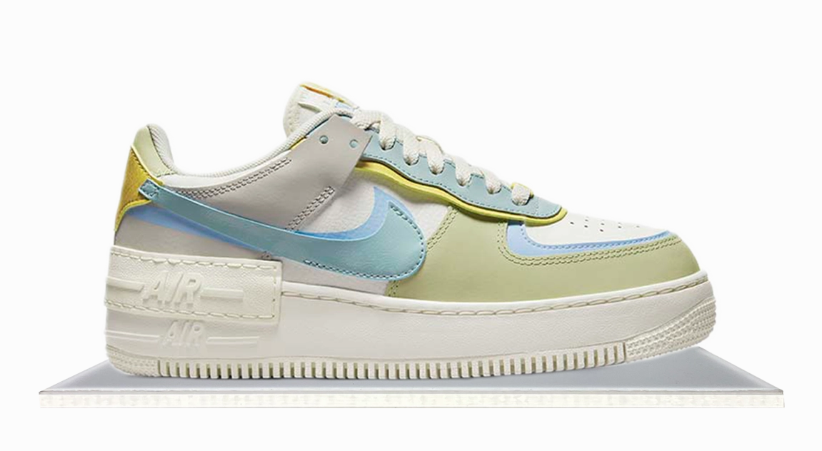 Air Force 1 Shadow Pastel Ocean Cube Stable Walk Padded Comfort