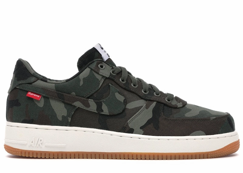 Nike Air Force 1 Low Supreme Camouflage Feather Light Daily Travel