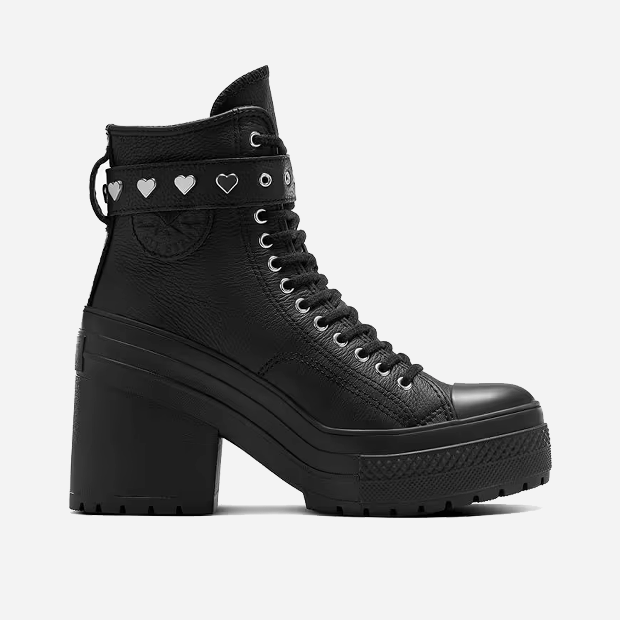 Converse | CHUCK 70 DE LUXE HEEL PLATFORM DARK ROMANCE { BLACK Ergo Design Rush Hour