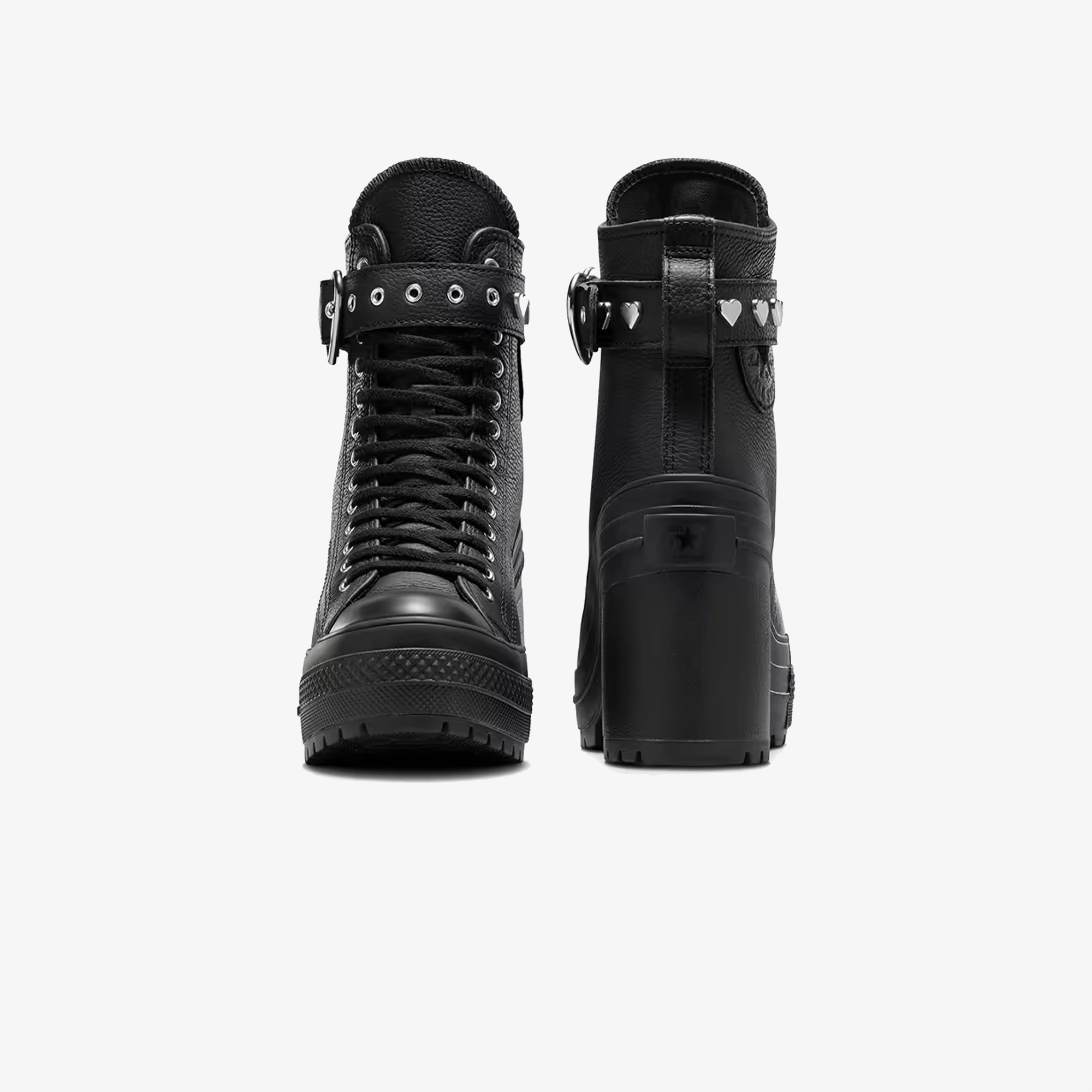 Converse | CHUCK 70 DE LUXE HEEL PLATFORM DARK ROMANCE { BLACK Supportive Footbed