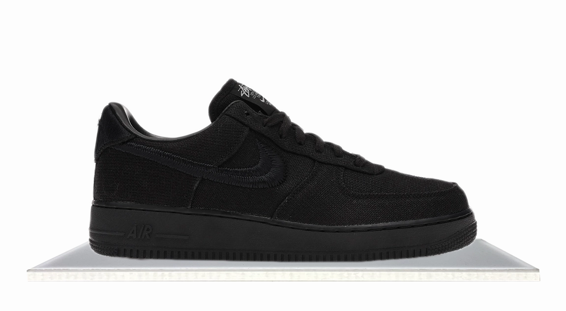 Soft Motion City Mood Air Force 1 Stussy Black