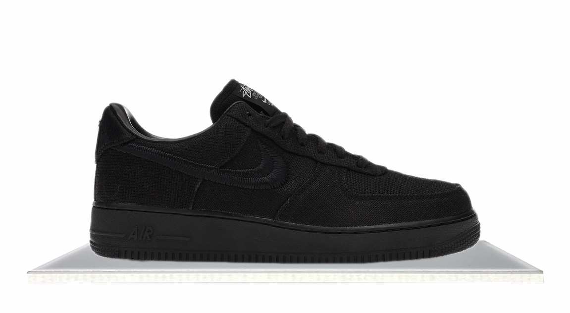 Air Force 1 Stussy Black Fashionable Step All Seasons