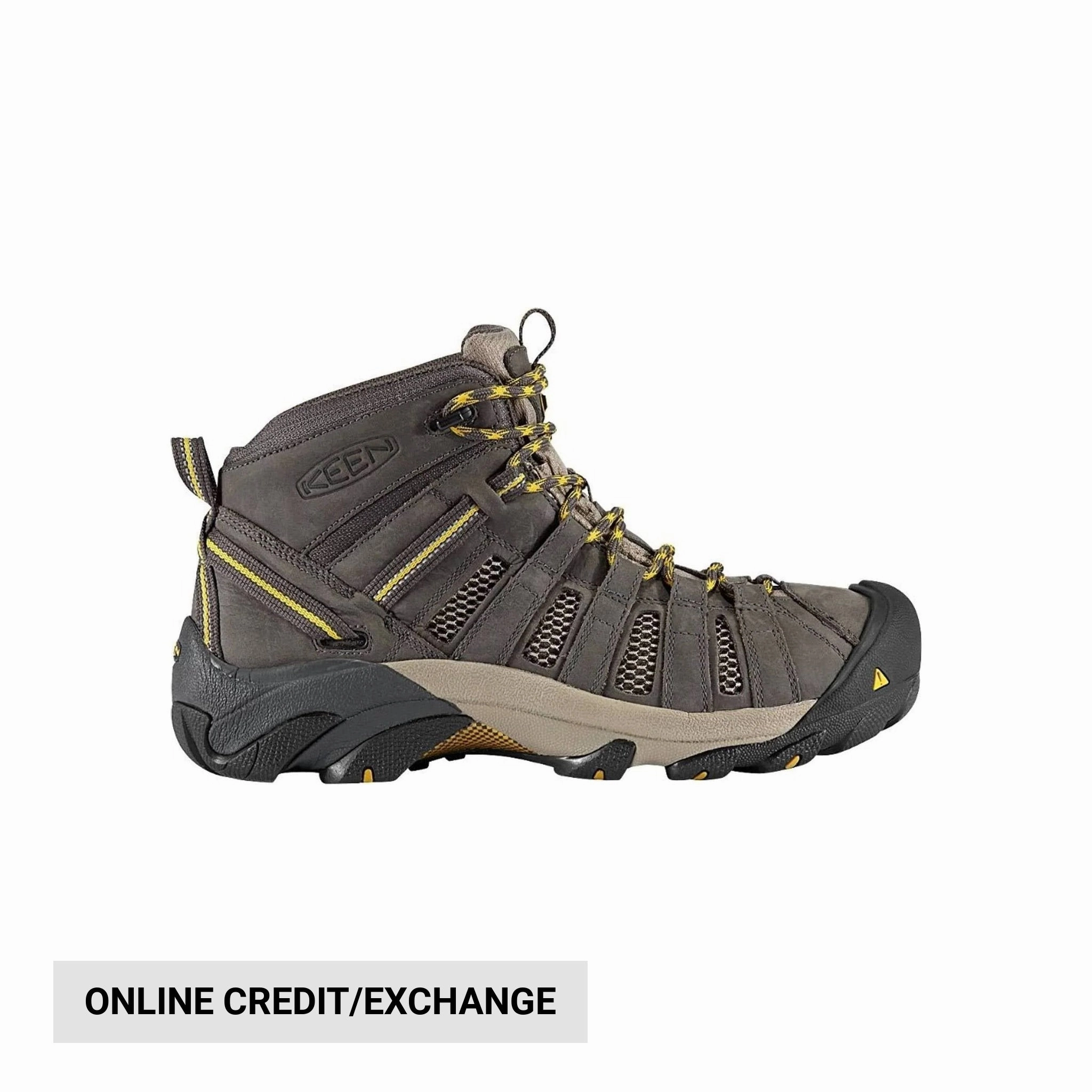 KEEN Men's Voyageur Mid Hiking Boot - Raven/ Tawny Olive Year Round