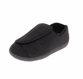 Nurse 2 Black Wool Slipper Feet Support