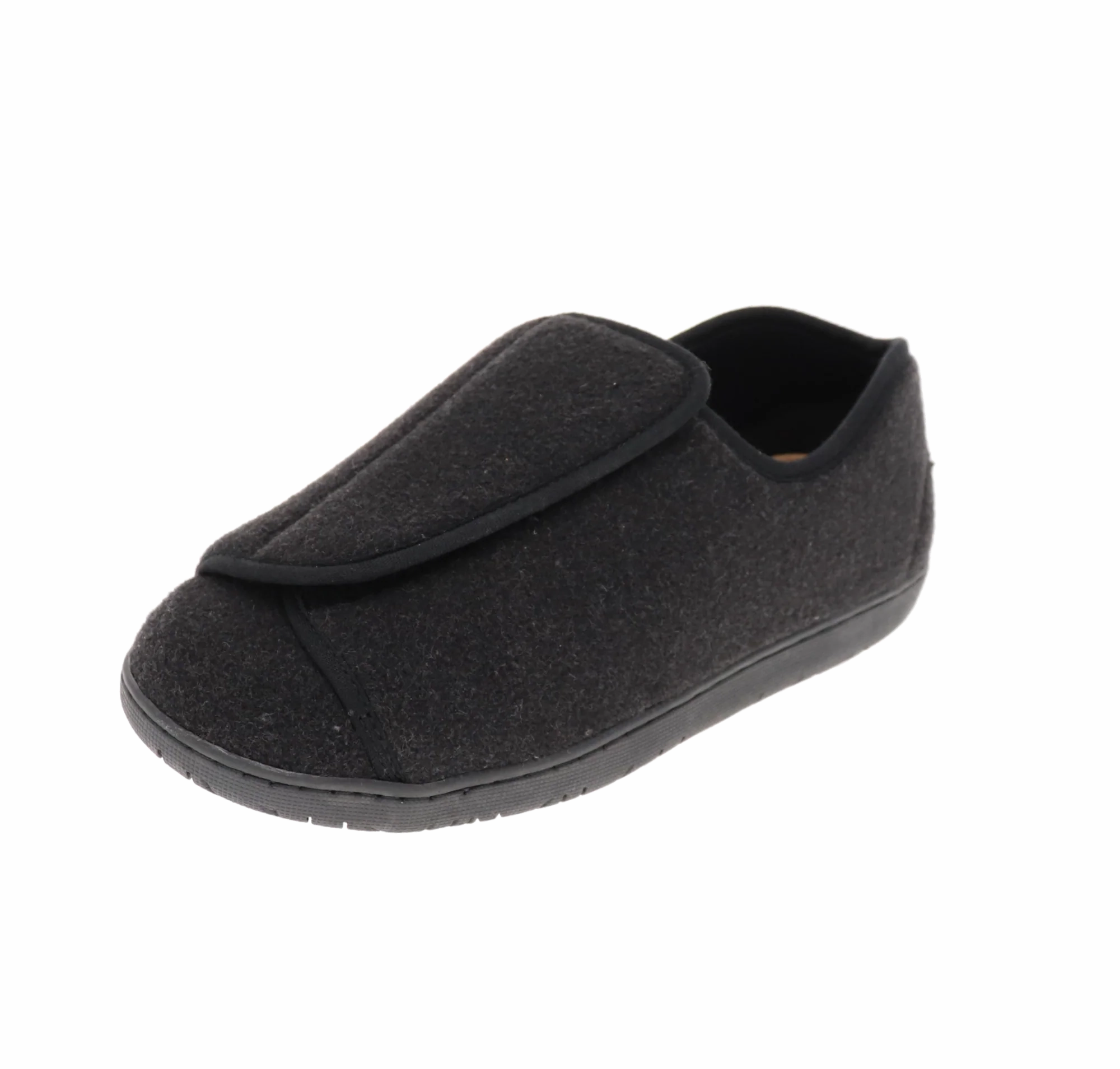 Nurse 2 Black Wool Slipper Feet Support