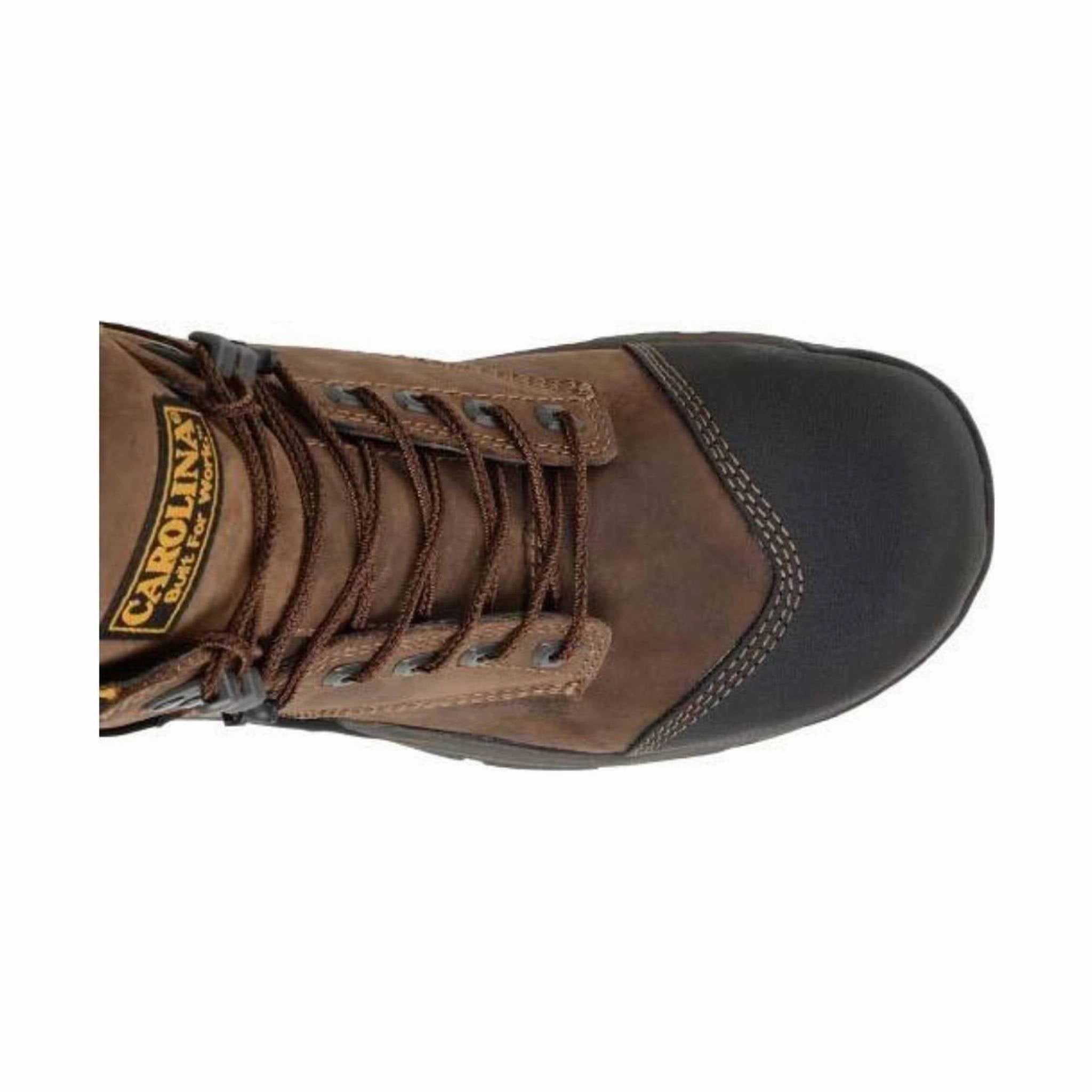 Carolina Men's Bruno Lo Carbon Composite Toe Waterproof Work Boots - Dark Brown Hard Trail