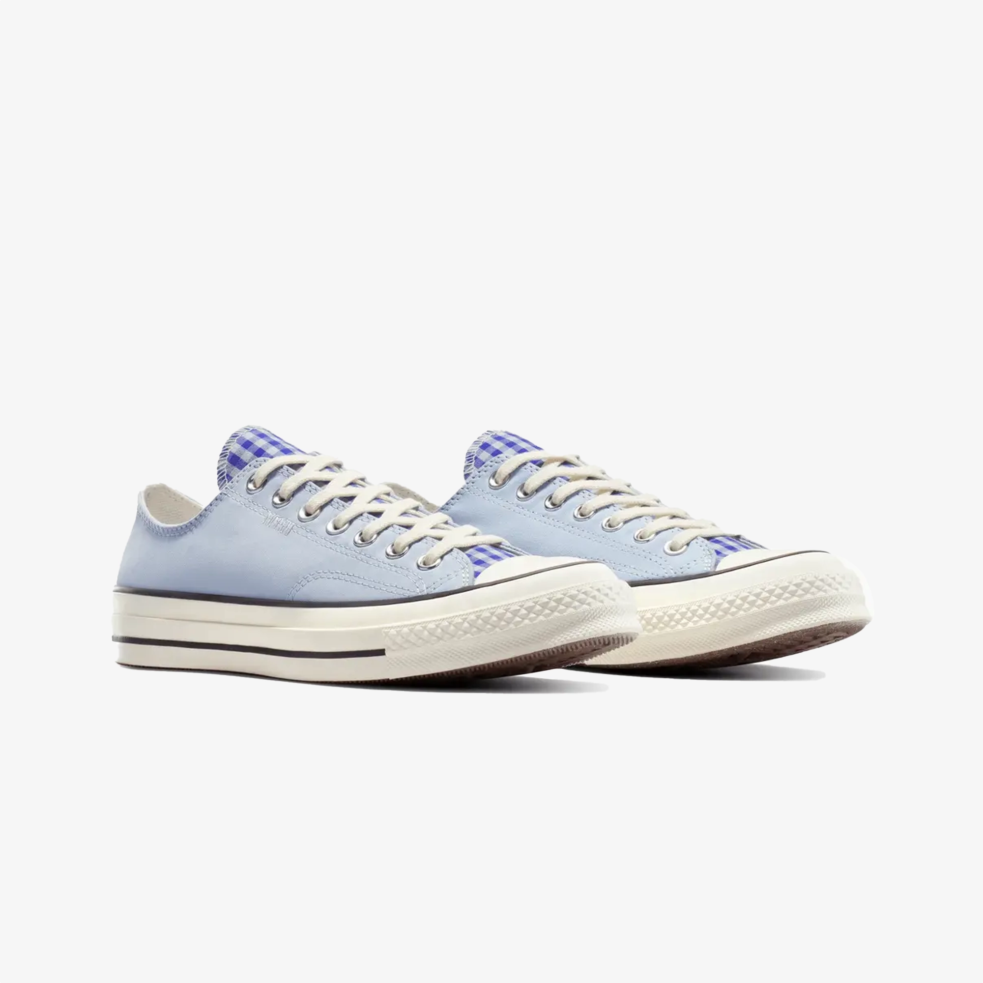 Breathable surface Converse | UPCYCLE CHUCK 70 CHAMBRAY & GINGHAM { BLUE