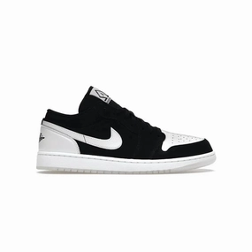 Air Jordan 1 Low SE "Black and White / Diamond " Sale Sporty Look